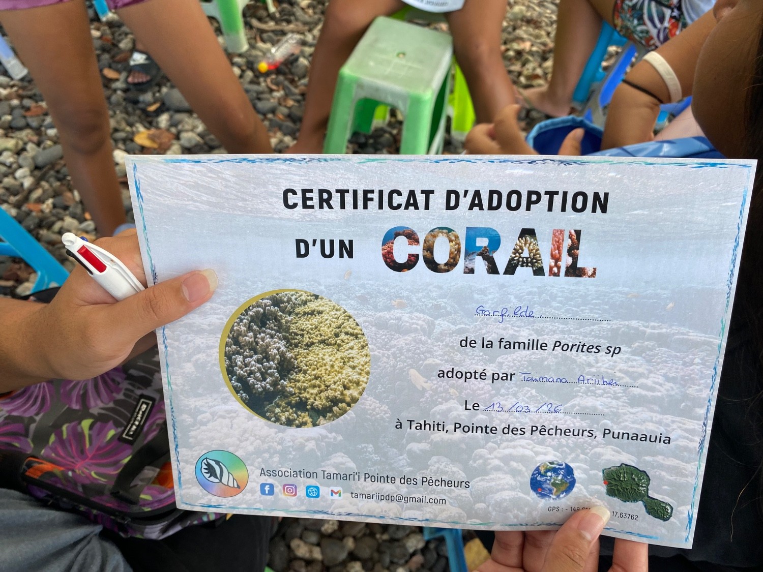 Matinée éco-citoyenne à l’Association Tamarii Pointe des Pêcheurs