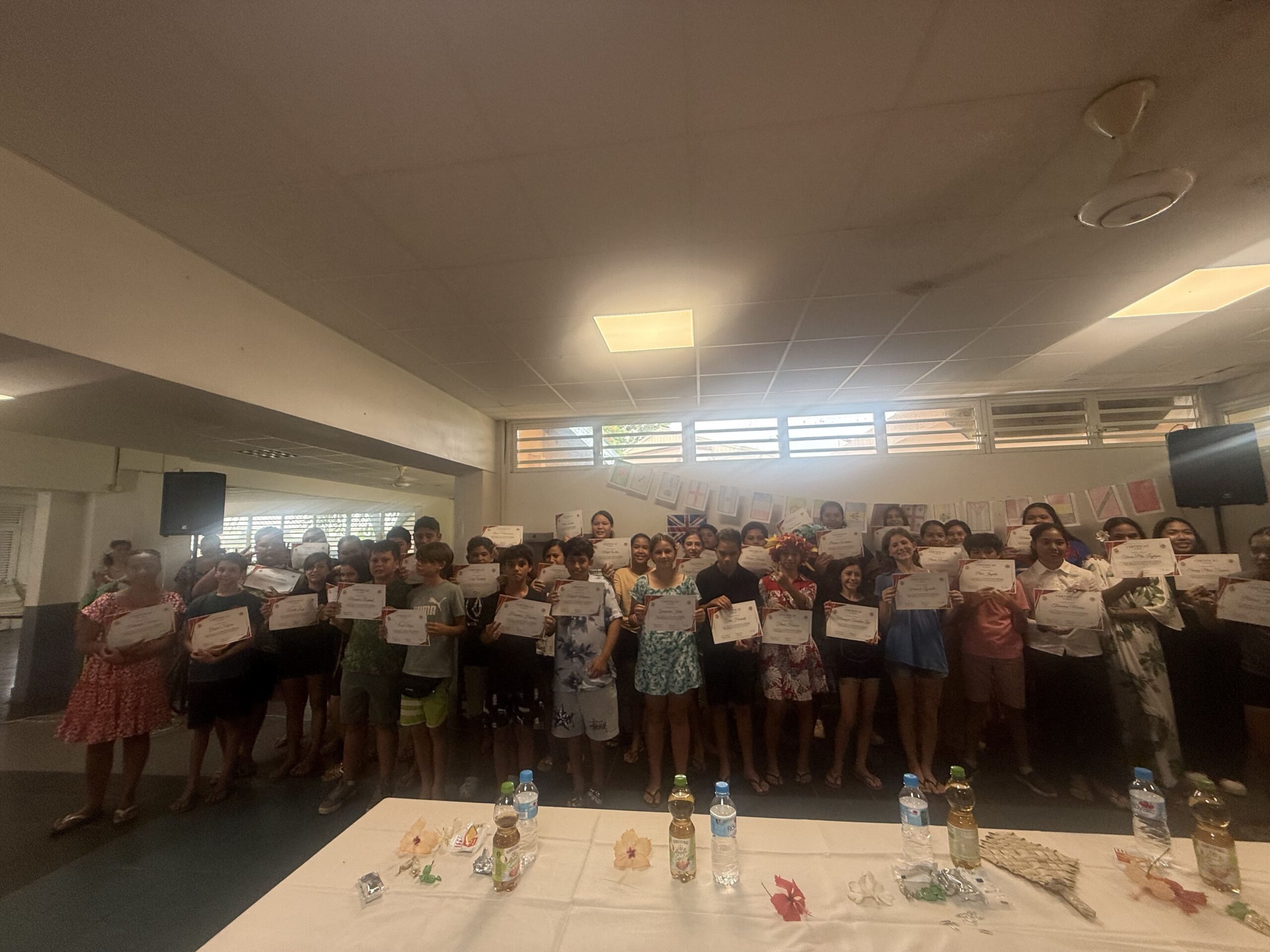 Concours de fluence et d’éloquence au collège de Mahina